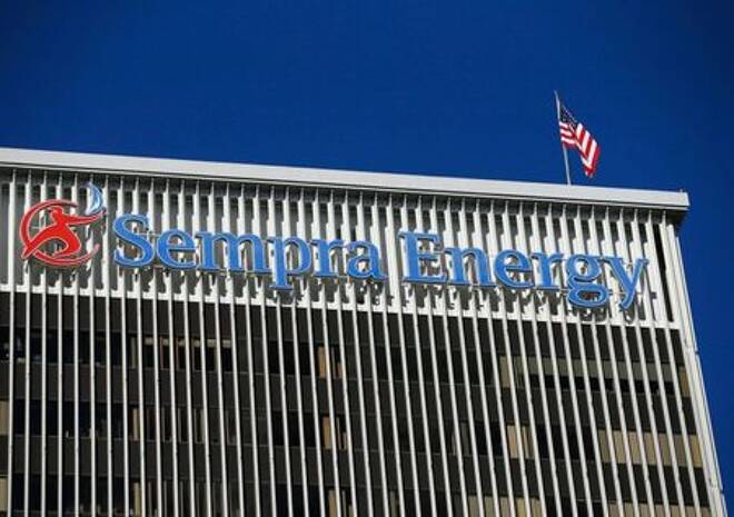 The Sempra Energy logo is shown on the side of