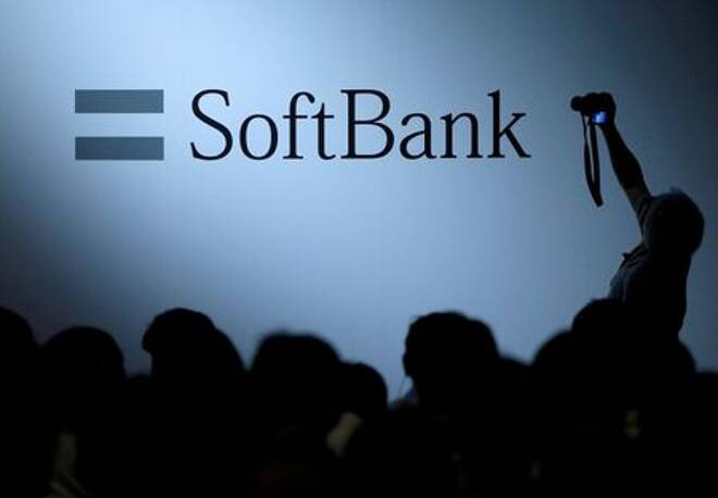 The logo of SoftBank Group Corp is displayed