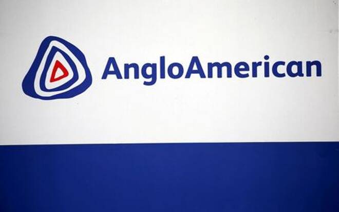 The Anglo American logo is seen in Rusternburg