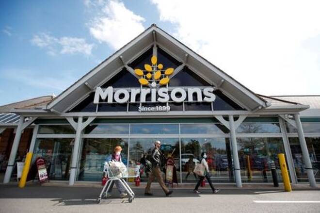 A Morrisons store is pictured in St Albans