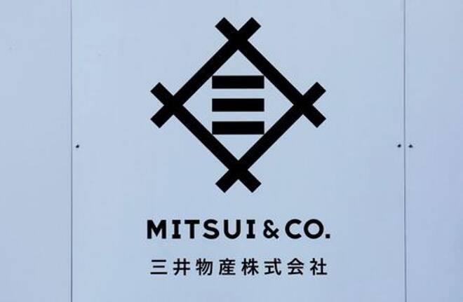 FILE PHOTO: Logo of Japanese trading company Mitsui &amp; Co. is seen in Tokyo