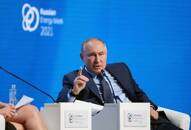 Russian President Putin attends the Russian Energy Week International Forum in Moscow