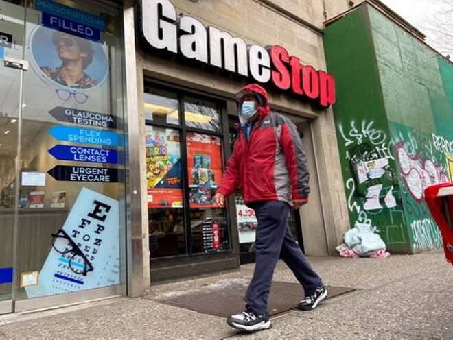 A GameStop store is seen in the Jackson
