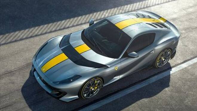 Luxury sports car maker Ferrari unveils its new