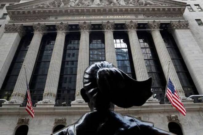 The New York Stock Exchange (NYSE) is seen