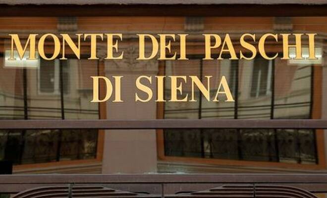 A sign of the Monte dei