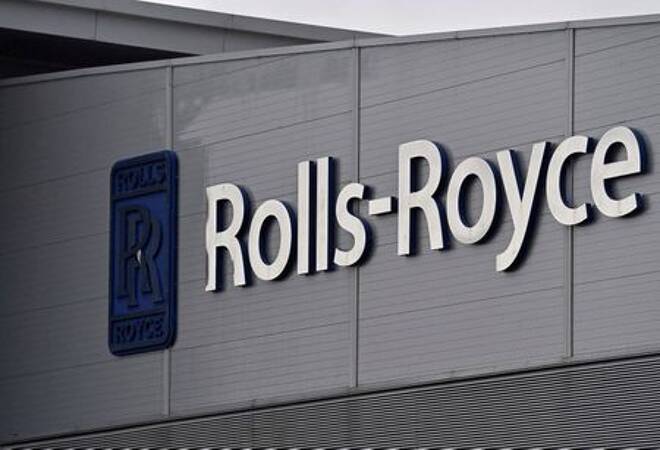 FILE PHOTO: A Rolls-Royce logo is seen at the company's