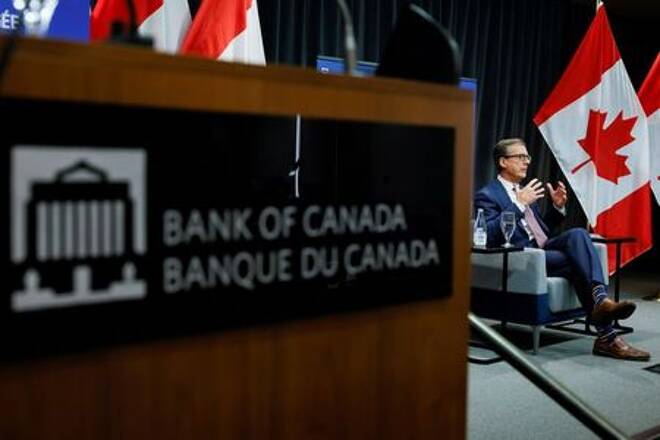 FILE PHOTO: Bank of Canada Governor Tiff Macklem takes part in an event at the Bank of Canada in Ottawa