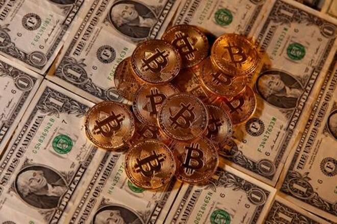 Representations of virtual currency Bitcoin and U.S. dollar