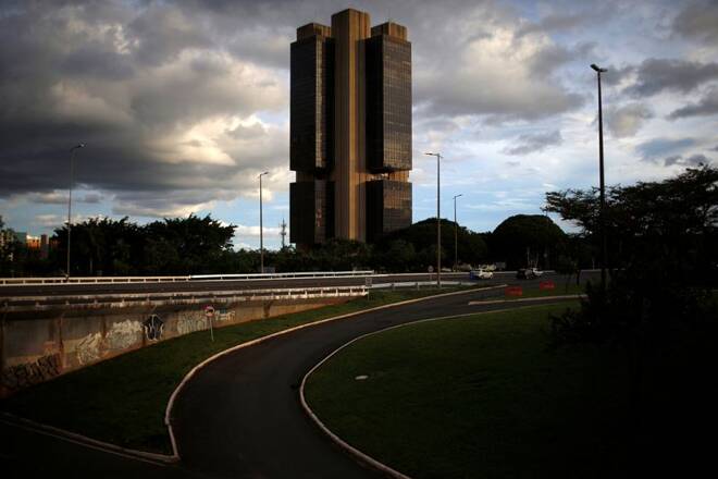 Visão geral da sede do Banco Central em Brasília