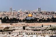 Vista do complexo da mesquita de Al-Aqsa