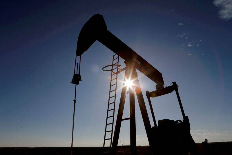 Bomba de extração de petróleo no Texas