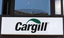 Logo da Cargill em prédio em Genebra