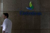 Logo da Eletrobras na sede da empresa, no Rio de