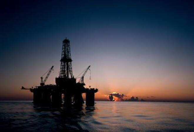 El Petróleo Crudo Plano Antes De La Gran Tormenta De USA