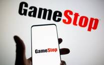 Foto de archivo del logo de GameStop