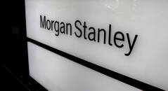 El logotipo de Morgan Stanley en un edificio de oficinas en Zúrich