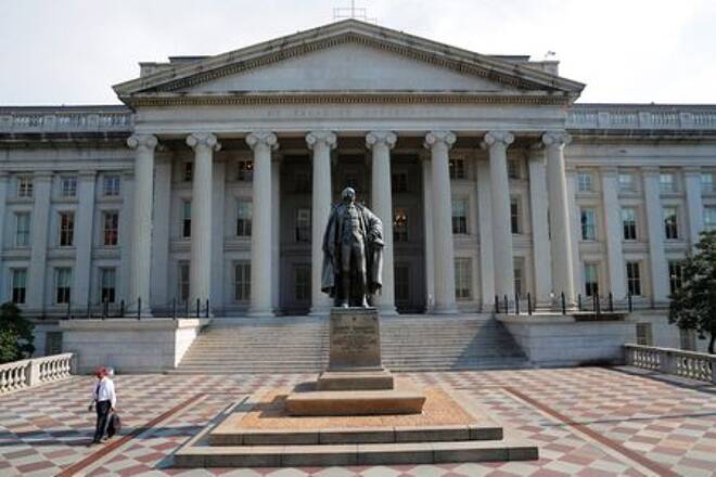 FOTO DE ARCHIVO. La sede del Departamento del Tesoro de Estados Unidos en Washington, D.C.