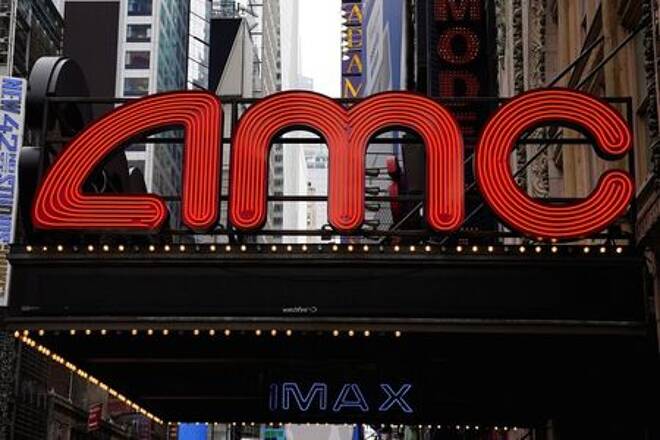 Imagen de archivo. Teatro de AMC en Times Square, Nueva York
