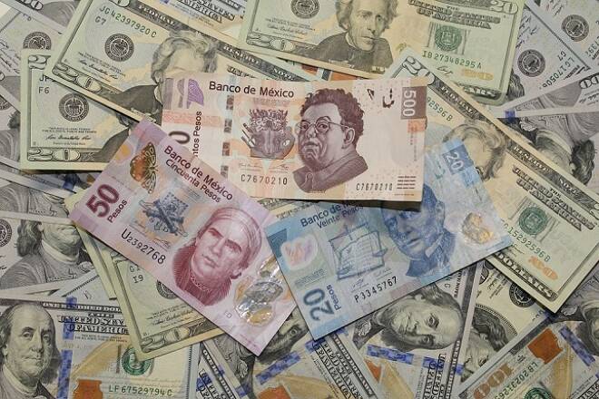 Peso Mexicano pierde fuerza aun con un dólar débil temporalmente