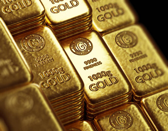 El oro alcanza la media móvil exponencial a 50 días