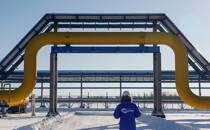 El gasoducto Power Of Siberia de Gazprom en la estación de compresores Atamanskaya, a las afueras de la ciudad de Svobodny, en el extremo oriental de Rusia