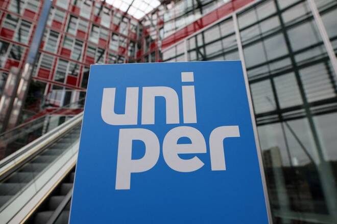 FOTO DE ARCHIVO: El logotipo de Uniper en Düsseldorf