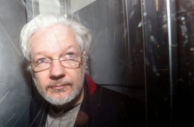 FOTO DE ARCHIVO: Julian Assange en Londres