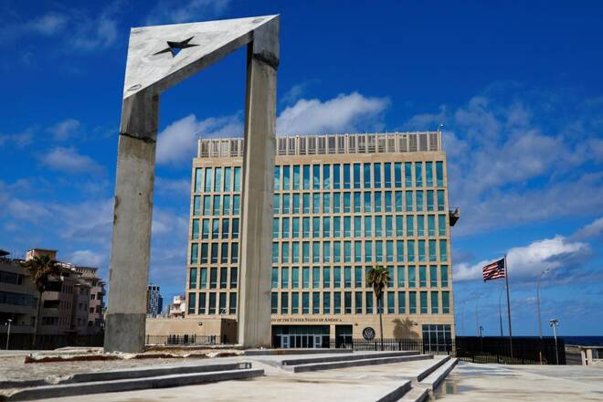 Imagen de archivo de la embajada de Estados Unidos en La Habana