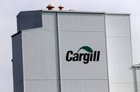 FOTO DE ARCHIVO. El logo de Cargill en una fábrica en Lucens, Suiza