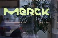 FOTO DE ARCHIVO: El logo de Merck en Darmstadt