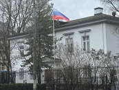 Imagen de la embajada rusa en Oslo, Noruega.