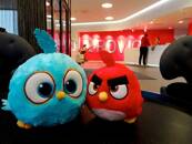 FOTO ARCHIVO: Personajes del juego Angry Birds en la sede de Rovio en Espoo
