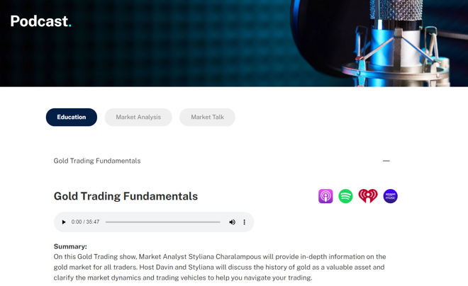 Podcast educativo de VT Markets