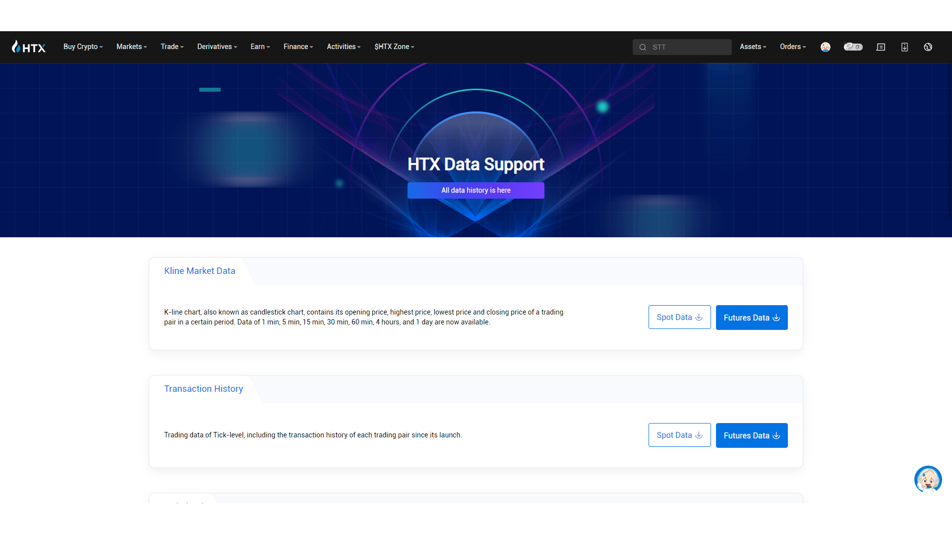 HTX fornisce set di dati robusti per trader esperti