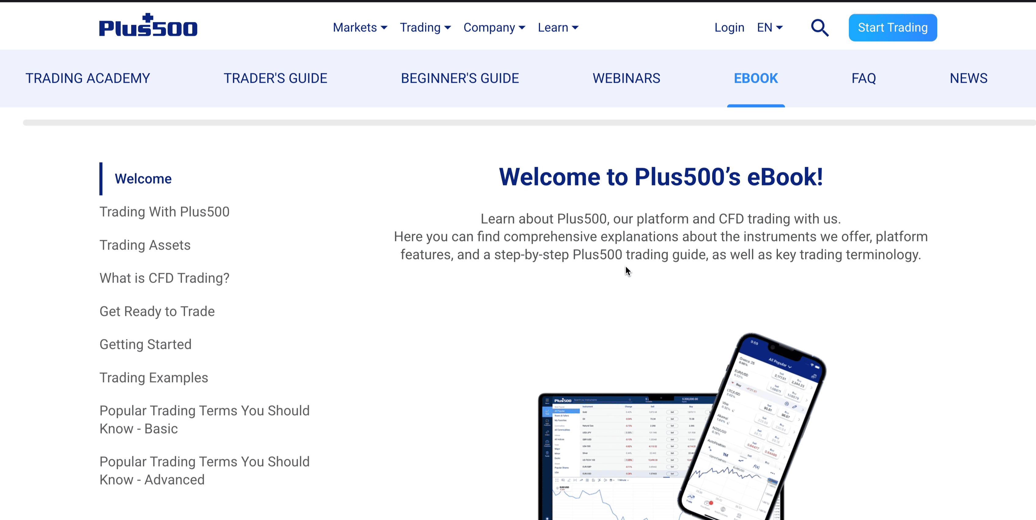 L’eBook di Plus500