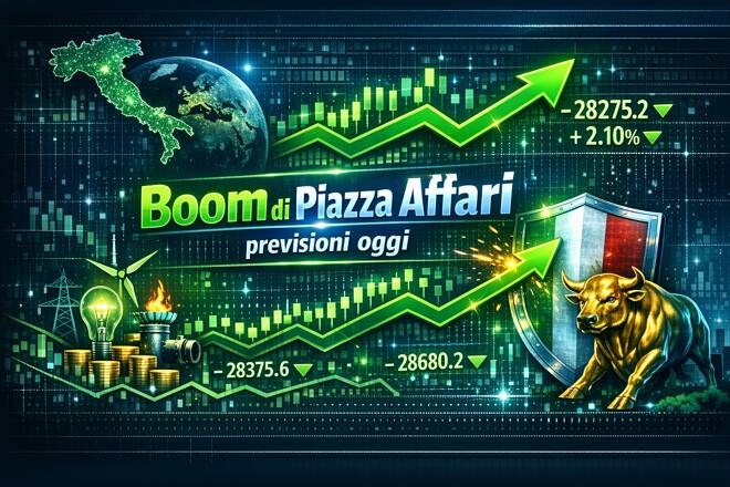 Boom di Piazza Affari previsioni oggi