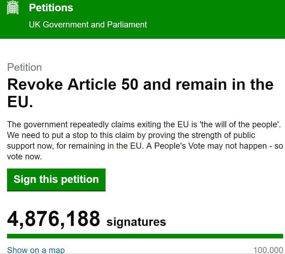 No Brexit, Revoke Article 50