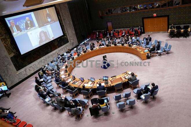 U.N. Security Council meeting on the situation between Russia and Ukraine, in New York