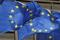 Le bandiere dell'Unione europea a Bruxelles