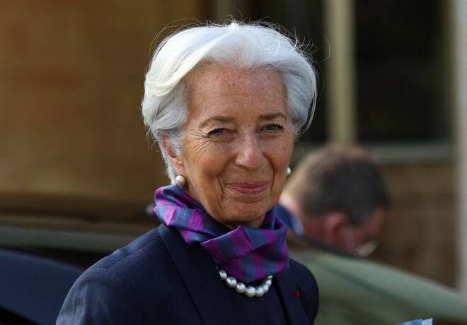 La presidente della Bce Christine Lagarde a Nicosia, in Cipro