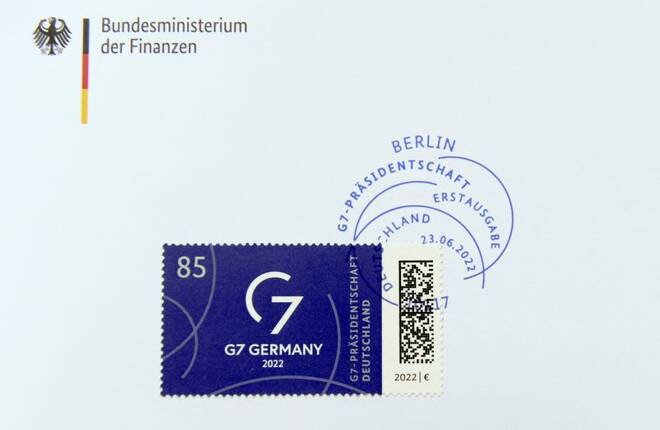 Un francobollo speciale per celebrare la presidenza tedesca del G7