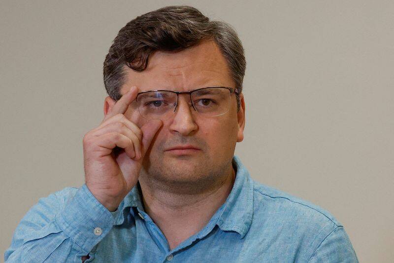 Il ministro degli Esteri ucraino Dmytro Kuleba a Kiev