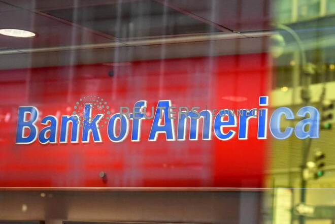 Logo Bank of America a New York