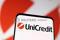 Il logo Unicredit è visualizzato in questa illustrazione