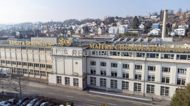 La sede di Lindt & Spruengli a Kilchberg, in Svizzera