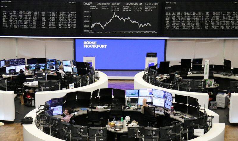 Panoramica della Borsa di Francoforte