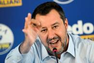Il leader della Lega Matteo Salvini a Milano