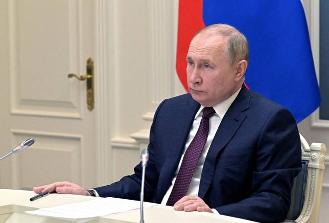Il presidente russo Vladimir Putin a Mosca
