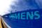Il logo Siemens a Oceanside, California